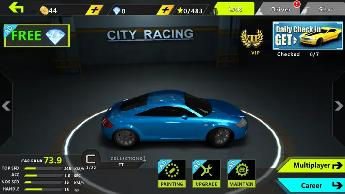 City Racing Lite android App screenshot 4